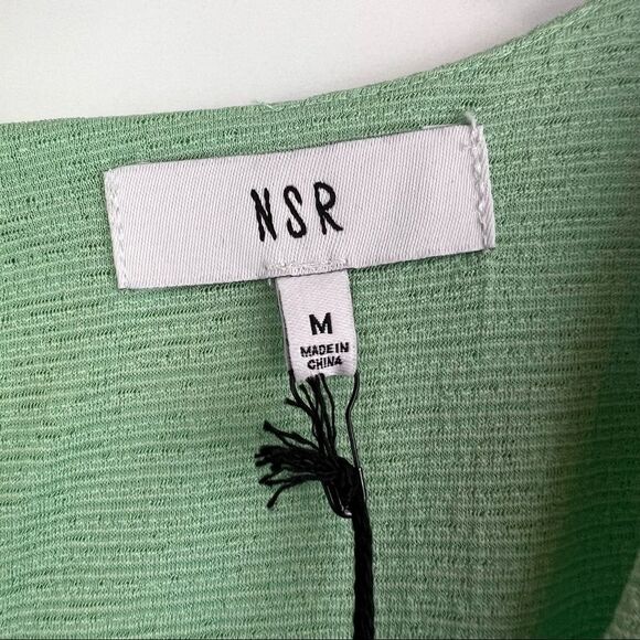 NSR • Women s Knit Pull-On Sleeveless V-Neck Smocked Waist - Picture 5 of 6